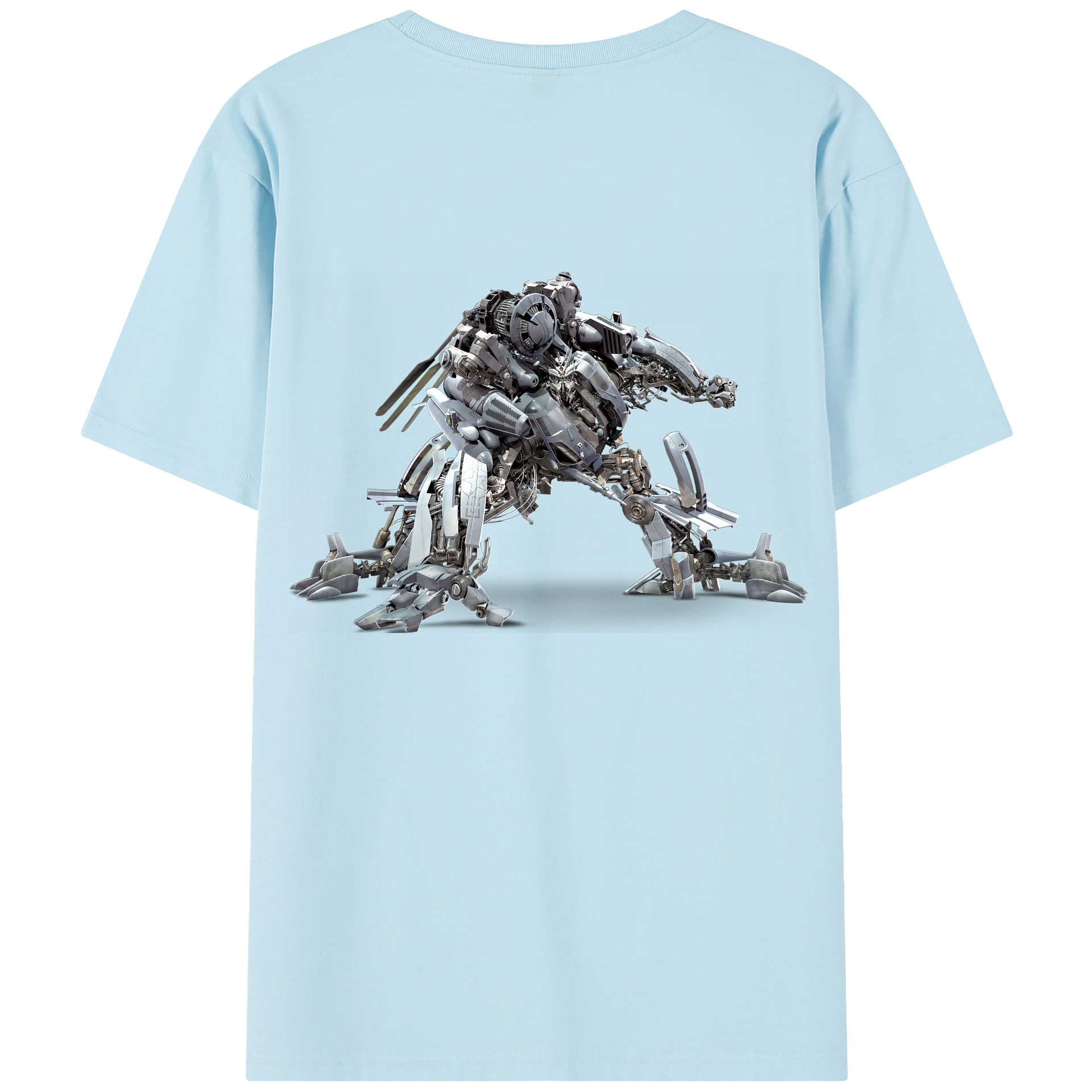 （画像用） Transformers トランスフォーマー 綿100％半袖Tシャツ（背面プリント）
